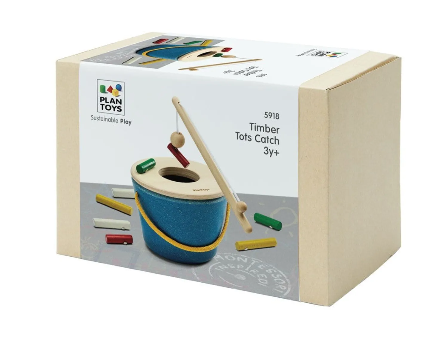 Cubo pesca los troncos · Plantoys