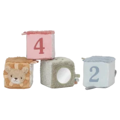 Cubos Blanditos Apilables Safari Friends · Little Dutch
