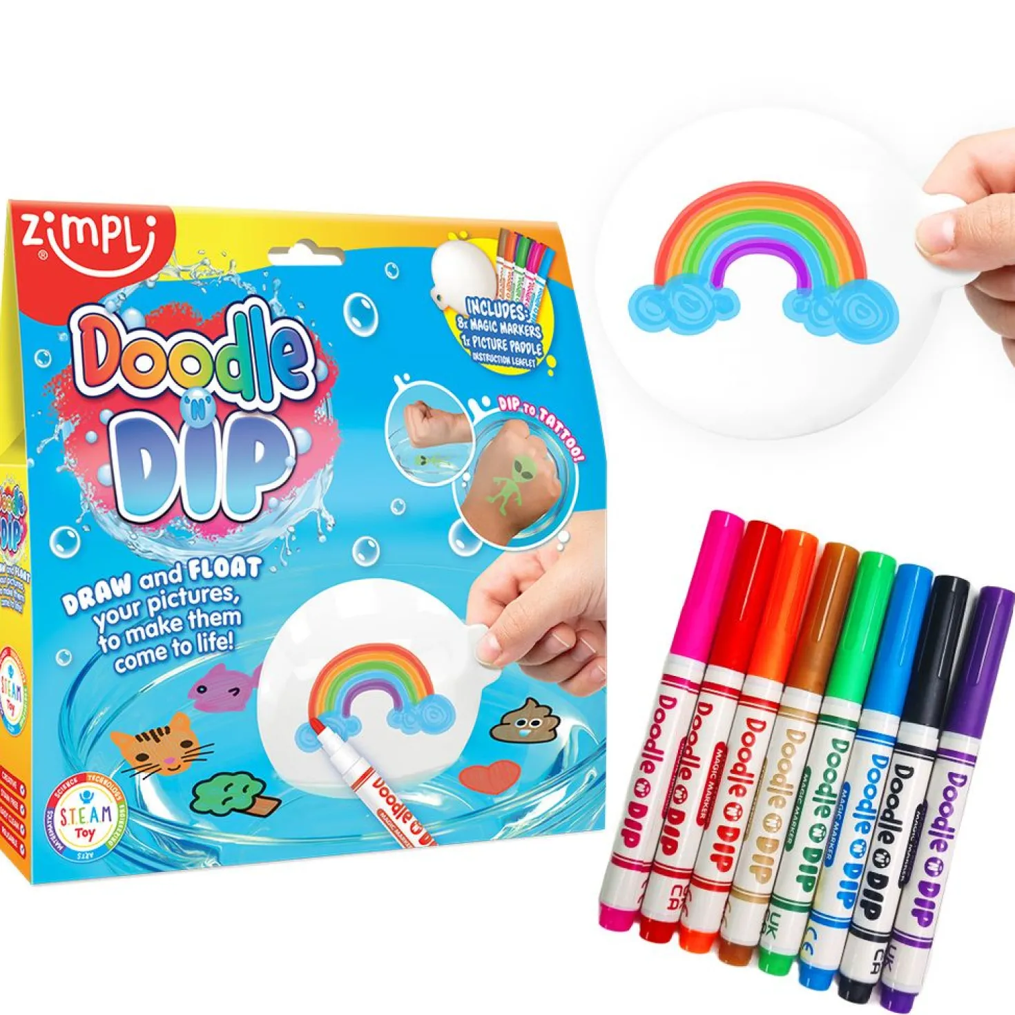 Dibujos mágicos Doodle n'dip · Zimpli