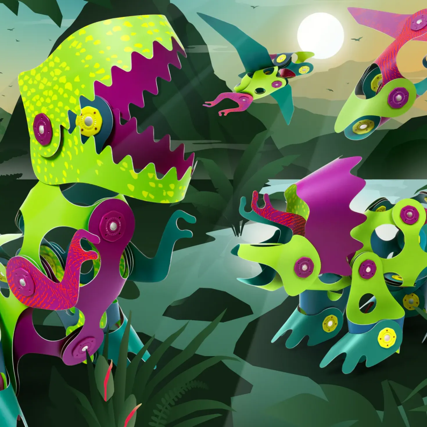 Dino Adventure Pack · Clixo