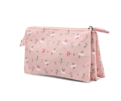 Estuche 3 compartimentos Blossom Birds