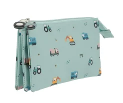 Estuche escolar 3 compartimentos Trucks