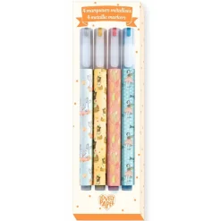 Estuche 4 rotuladores metálicos Elodie · Lovely Paper