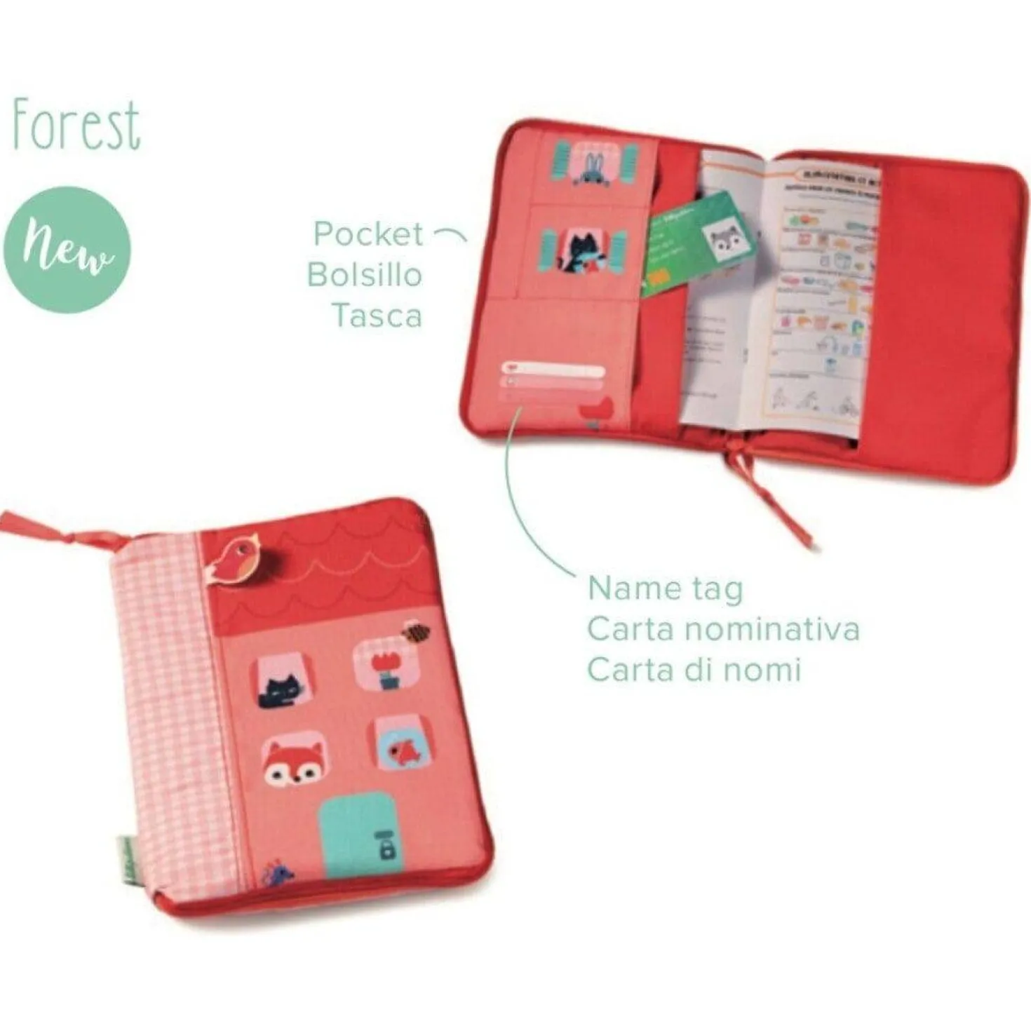 Funda cartilla del bosque