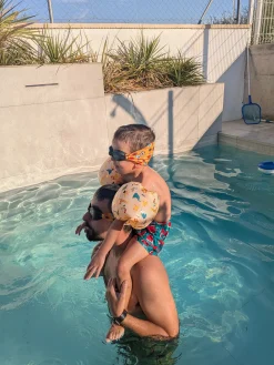 Gafas infantiles azul oscuro con turbante Surf · Fun Water