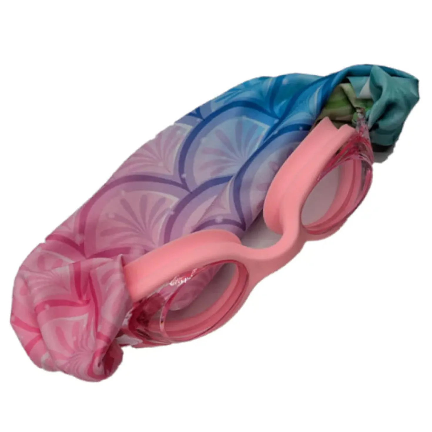 Gafas infantiles rosas con turbante Sirenas · Fun Water