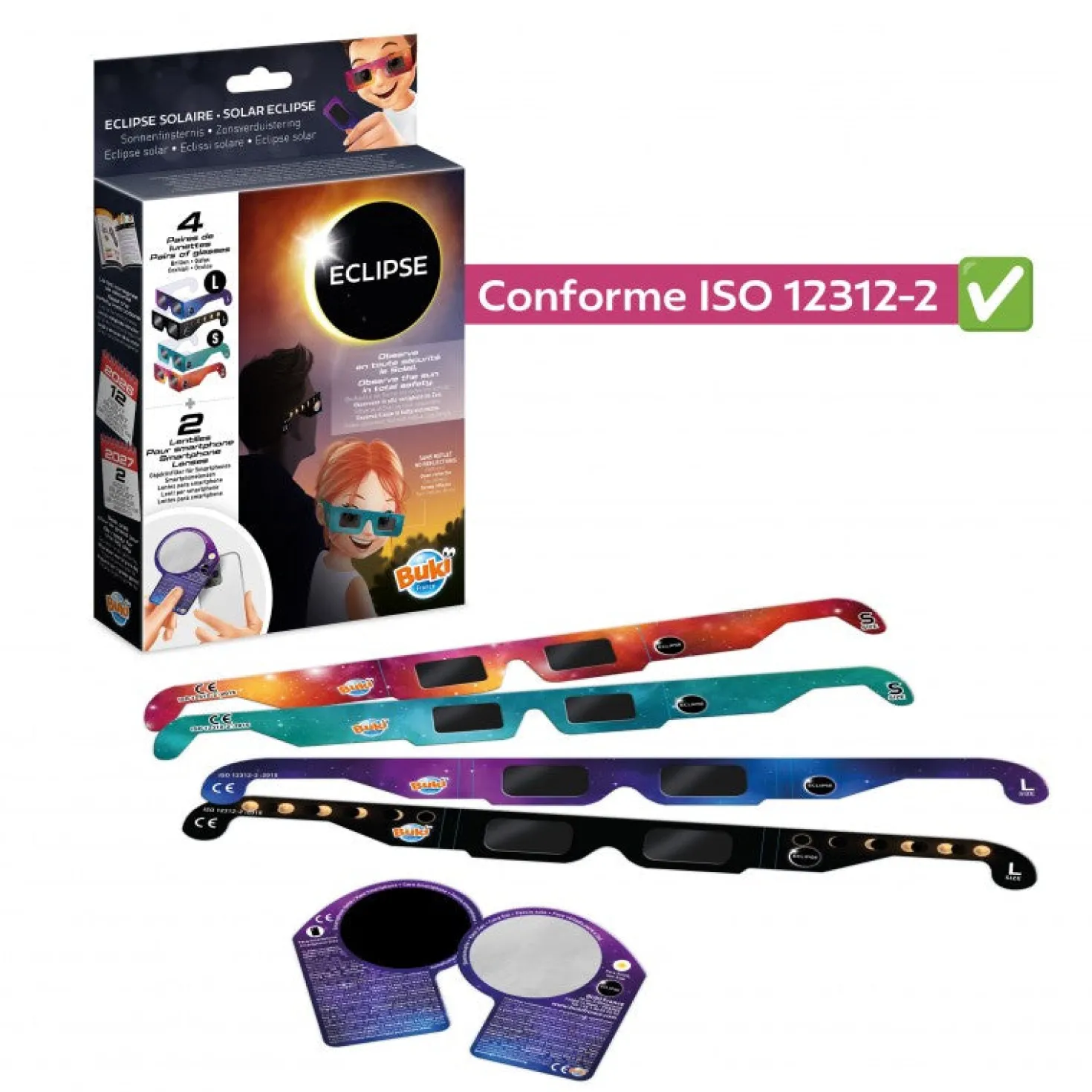 Gafas para eclipses · Buki
