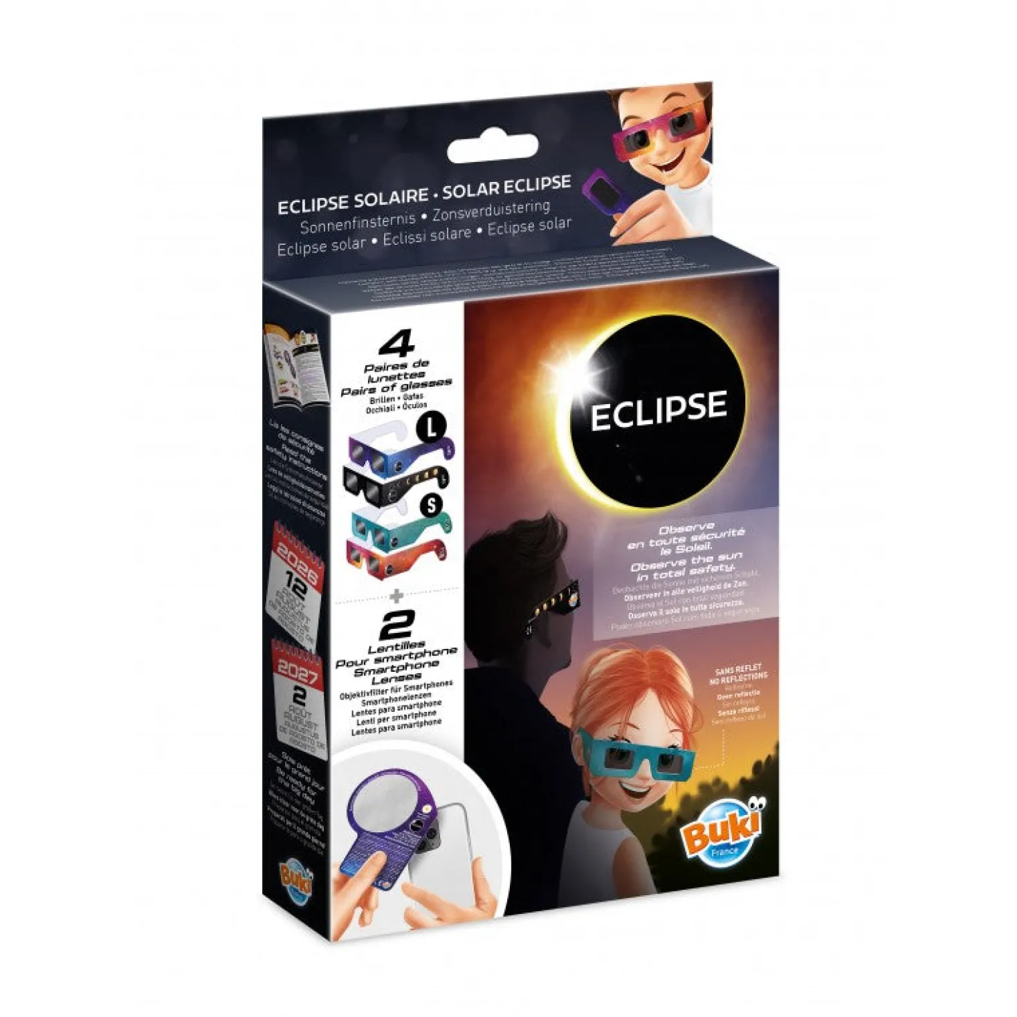 Gafas para eclipses · Buki