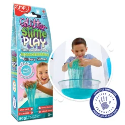 Glitter Slime Play Aqua · Zimpli