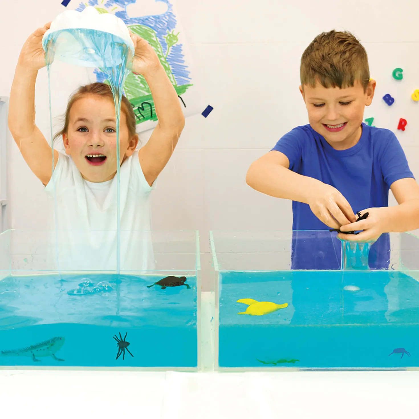 Glitter Slime Play Aqua · Zimpli