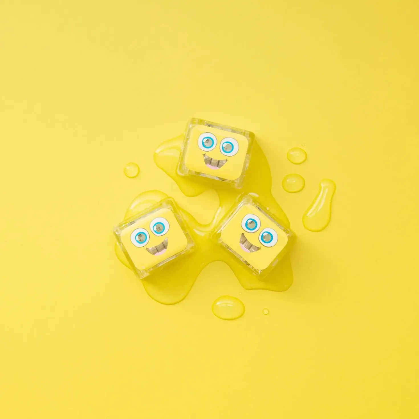 GloPals Cubos luz para el baño BLAIR Amarillo