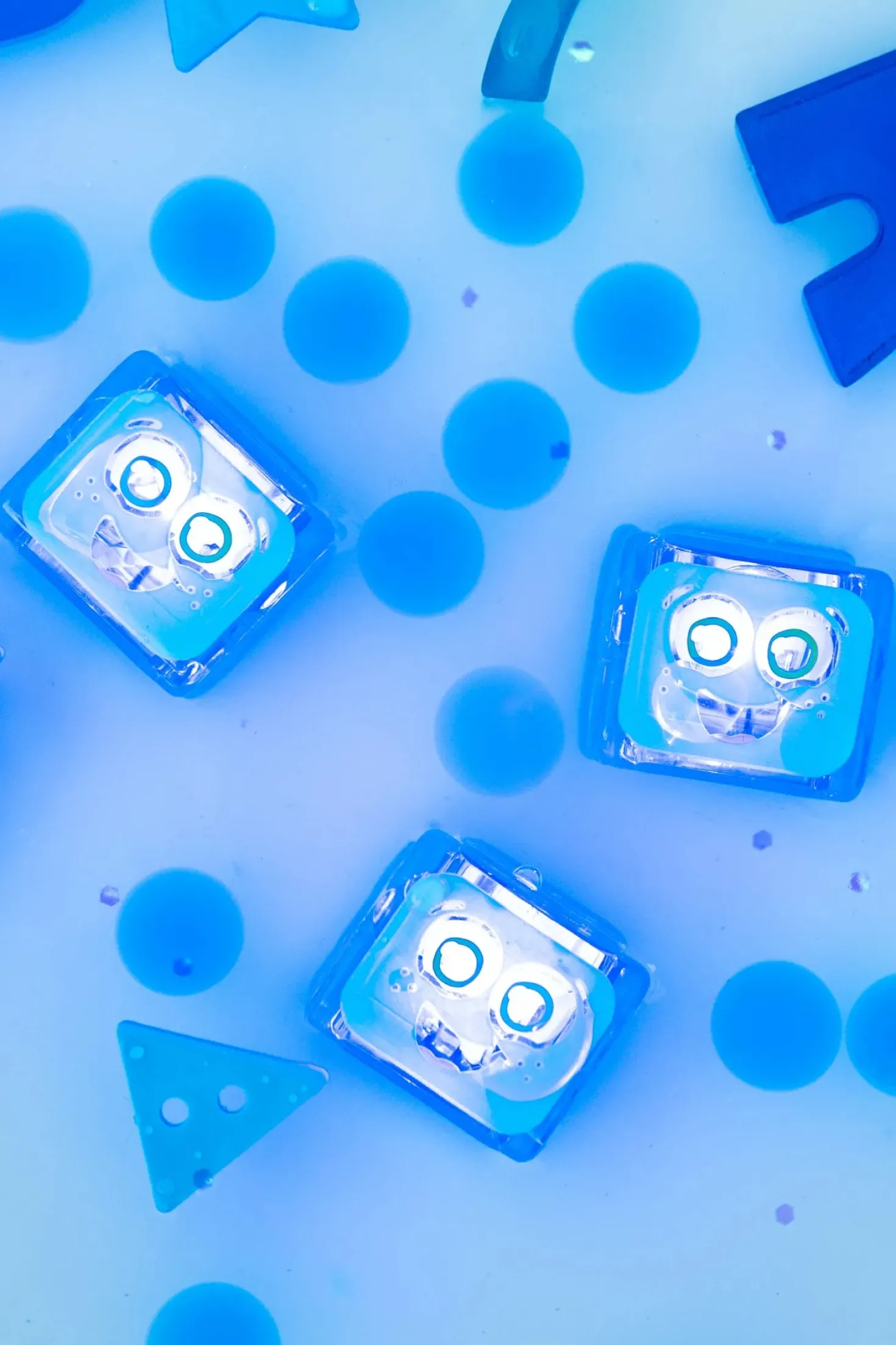 GloPals Cubos luz para el baño BLAIR Azul