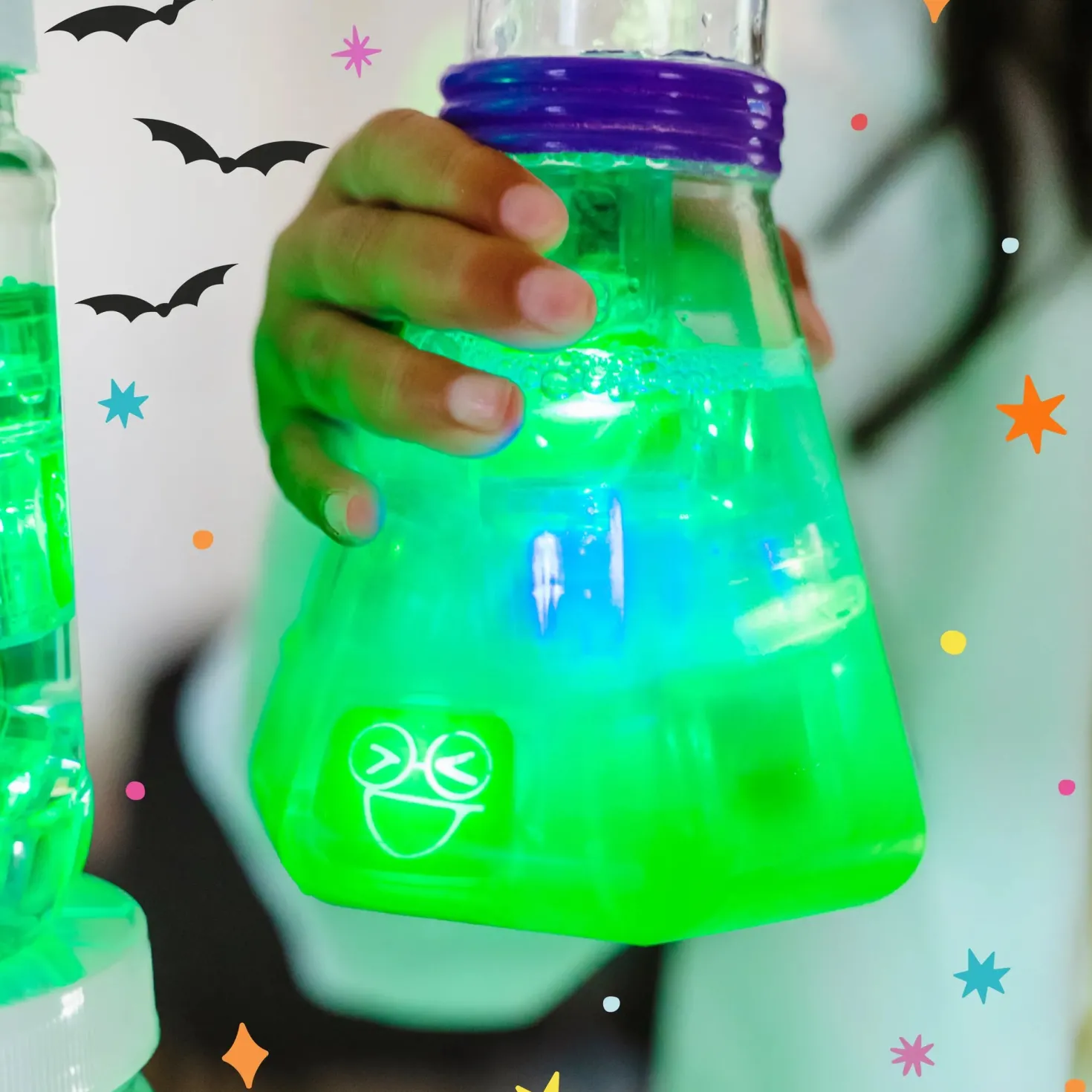 GloPals Cubos luz para el baño BLAIR Verde