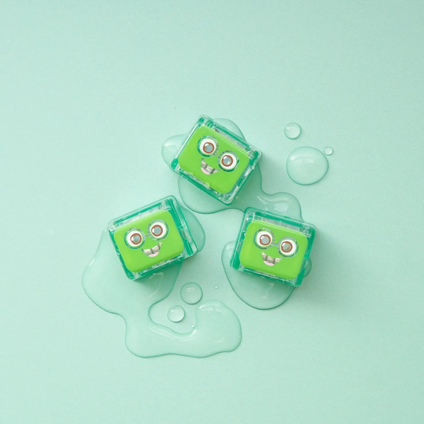 GloPals Cubos luz para el baño BLAIR Verde