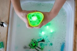 GloPals Cubos luz para el baño BLAIR Verde