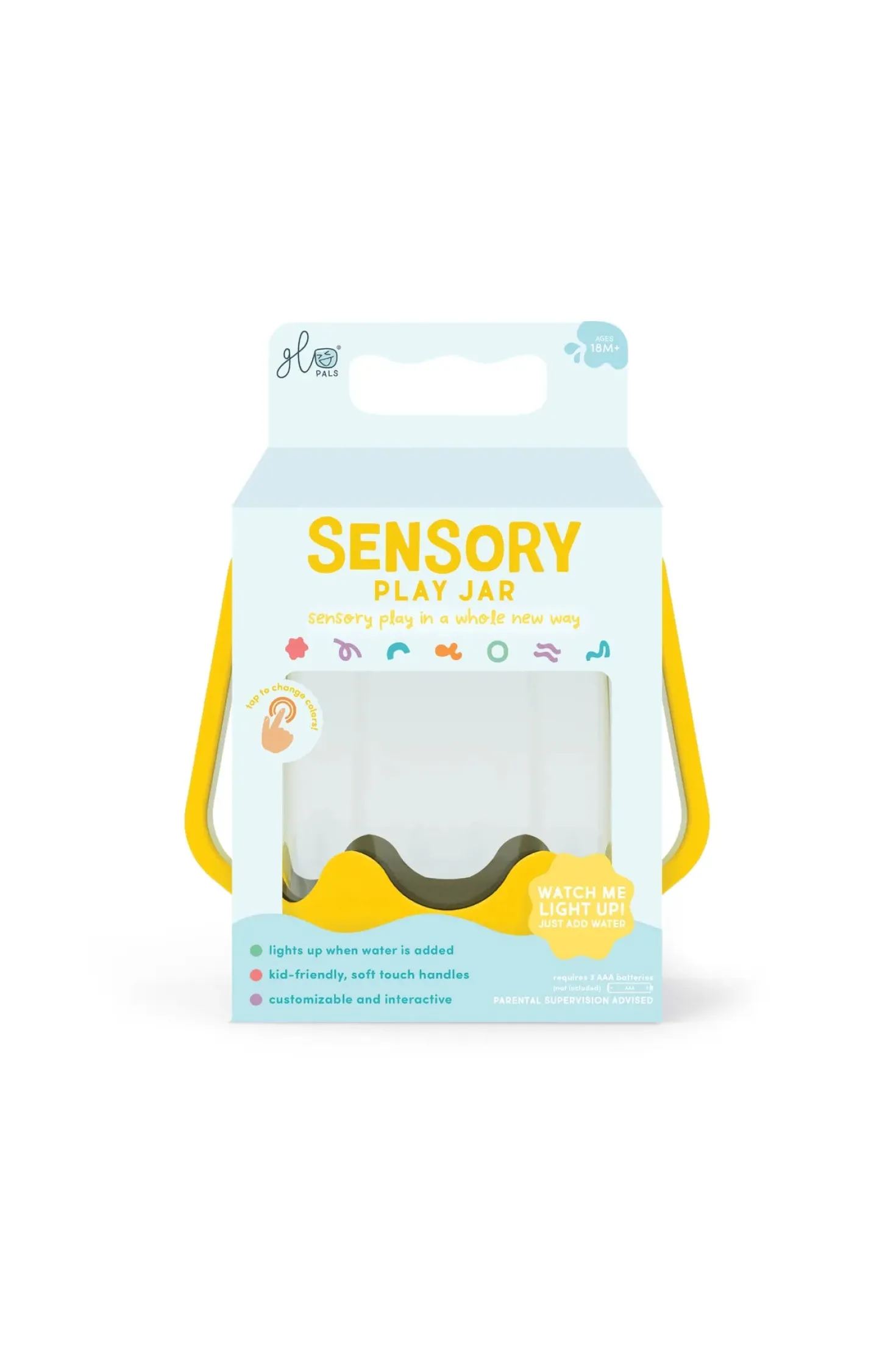 GloPals Jarra sensorial Amarilla