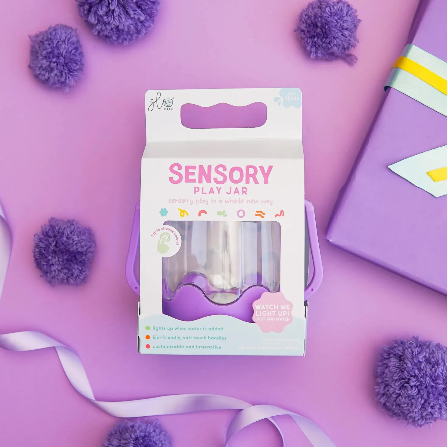 GloPals Jarra sensorial Lila