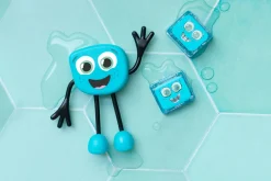 GloPals Set Personaje + 2 Cubos luz BLAIR Azul