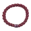 Goma de pelo Kknekki Lace Dark Bordeaux glitter