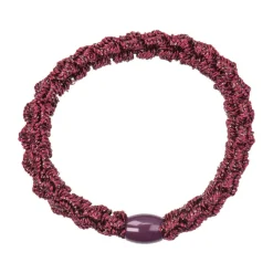 Goma de pelo Kknekki Lace Dark Bordeaux glitter