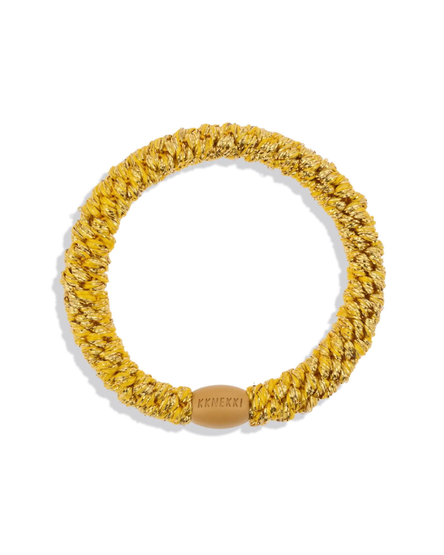 Goma de pelo Kknekki Metalic Gold