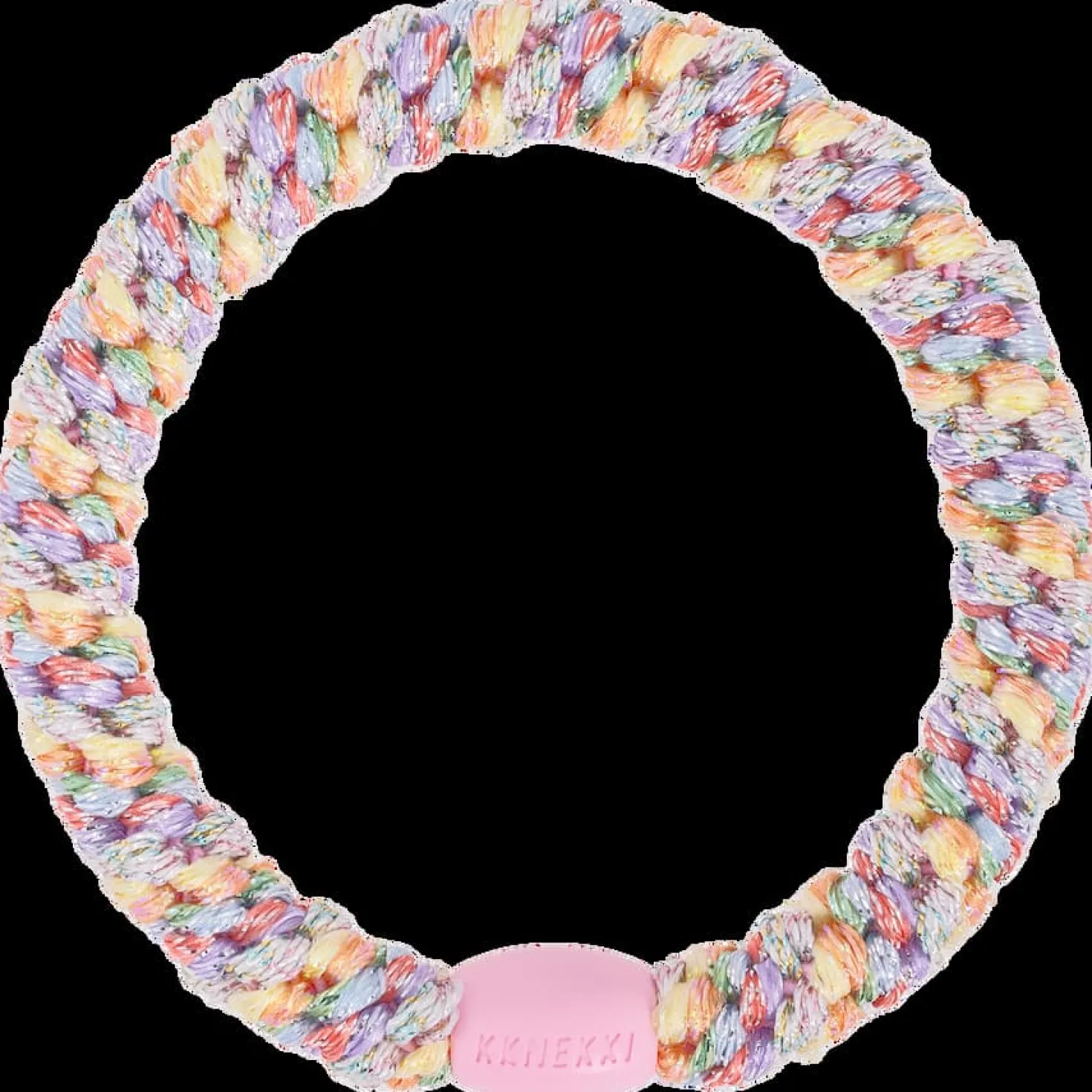 Goma de pelo Kknekki Pastel Circus glitter