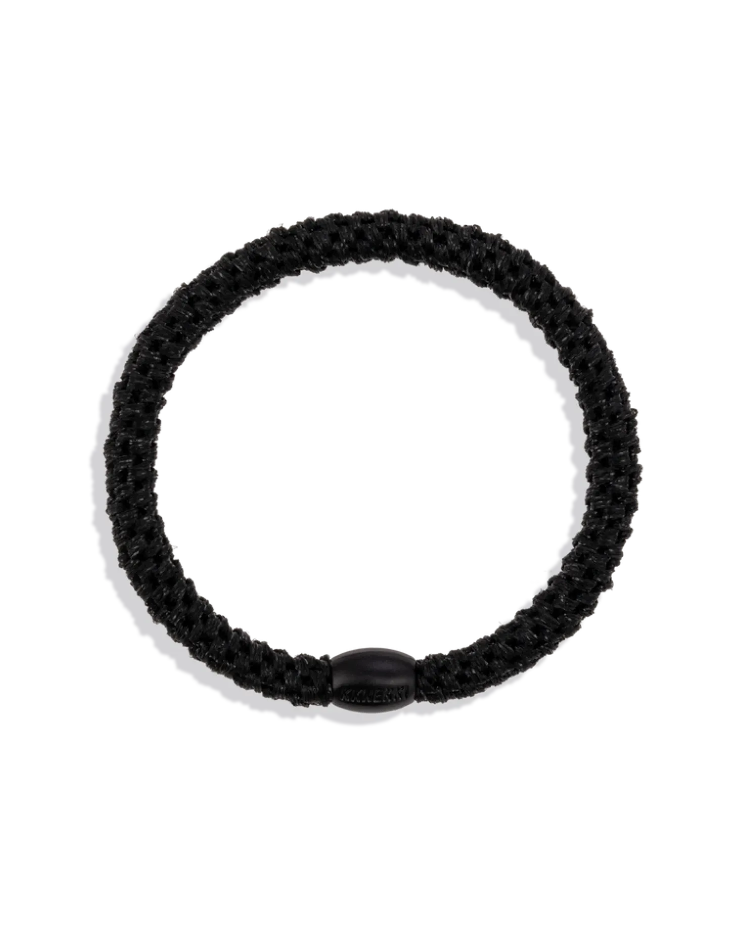 Goma de pelo Kknekki Slim Black Glitter