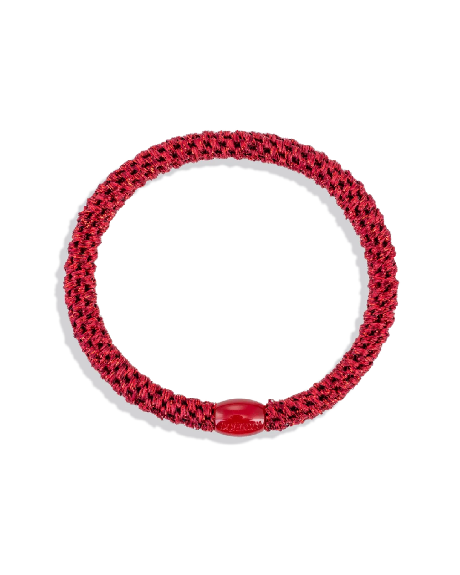 Goma de pelo Kknekki Slim light bordeaux glitter