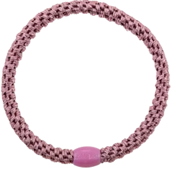 Goma de pelo Kknekki Slim Old pink glitter