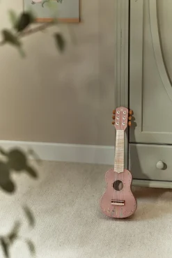 Guitarra de madera rosa FSC Safari Friends · Little Dutch