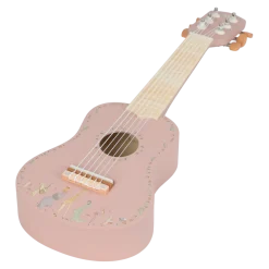 Guitarra de madera rosa FSC Safari Friends · Little Dutch