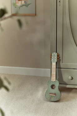 Guitarra de madera verde FSC Safari Friends · Little Dutch