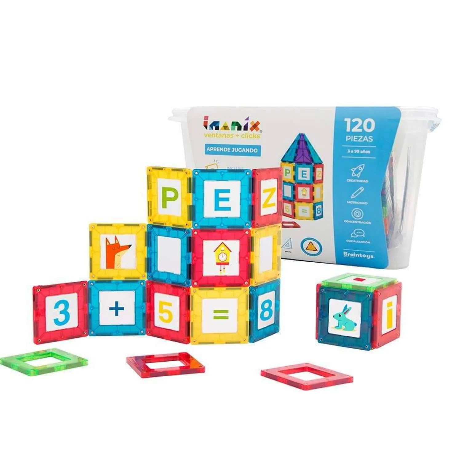 Imanix Clicks 140 piezas · Braintoys