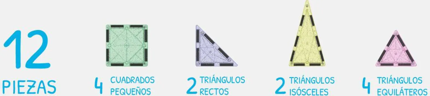 Imanix Glitter 12 piezas · Braintoys