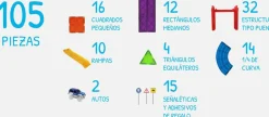 Imanix Pista de Carreras 105 piezas · Braintoys