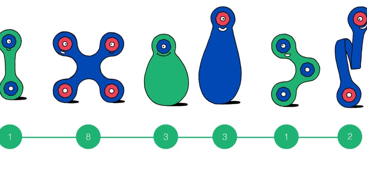 Itsy Pack Verde/Azul · Clixo