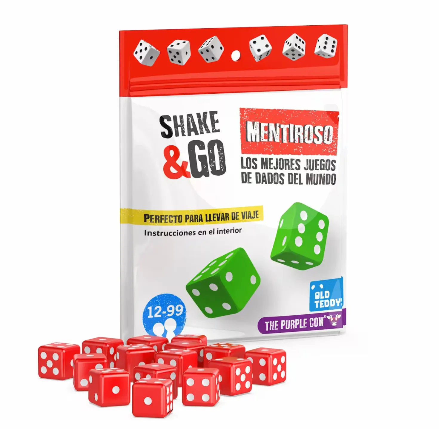 Juego Dados Shake & Go-Mentiroso