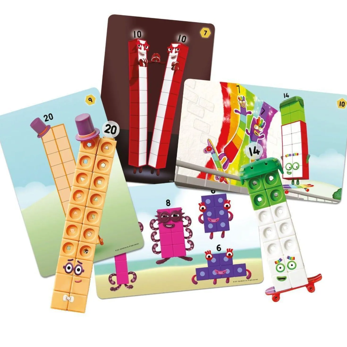 Juego mathlink cubes numberblocks 11-20 activity set · Learning Resources