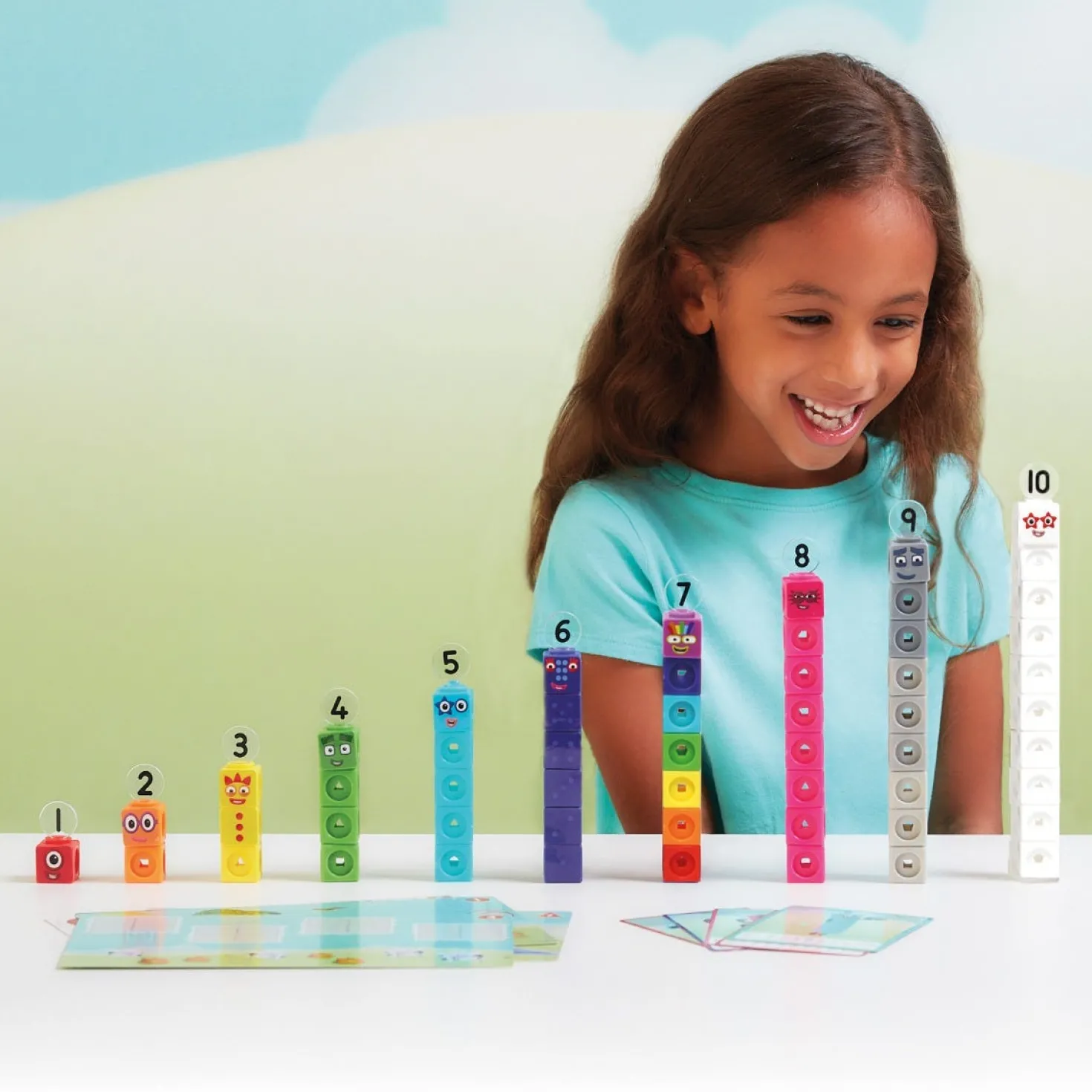 Juego mathlink cubes numberblocks 1-10 activity set · Learning Resources
