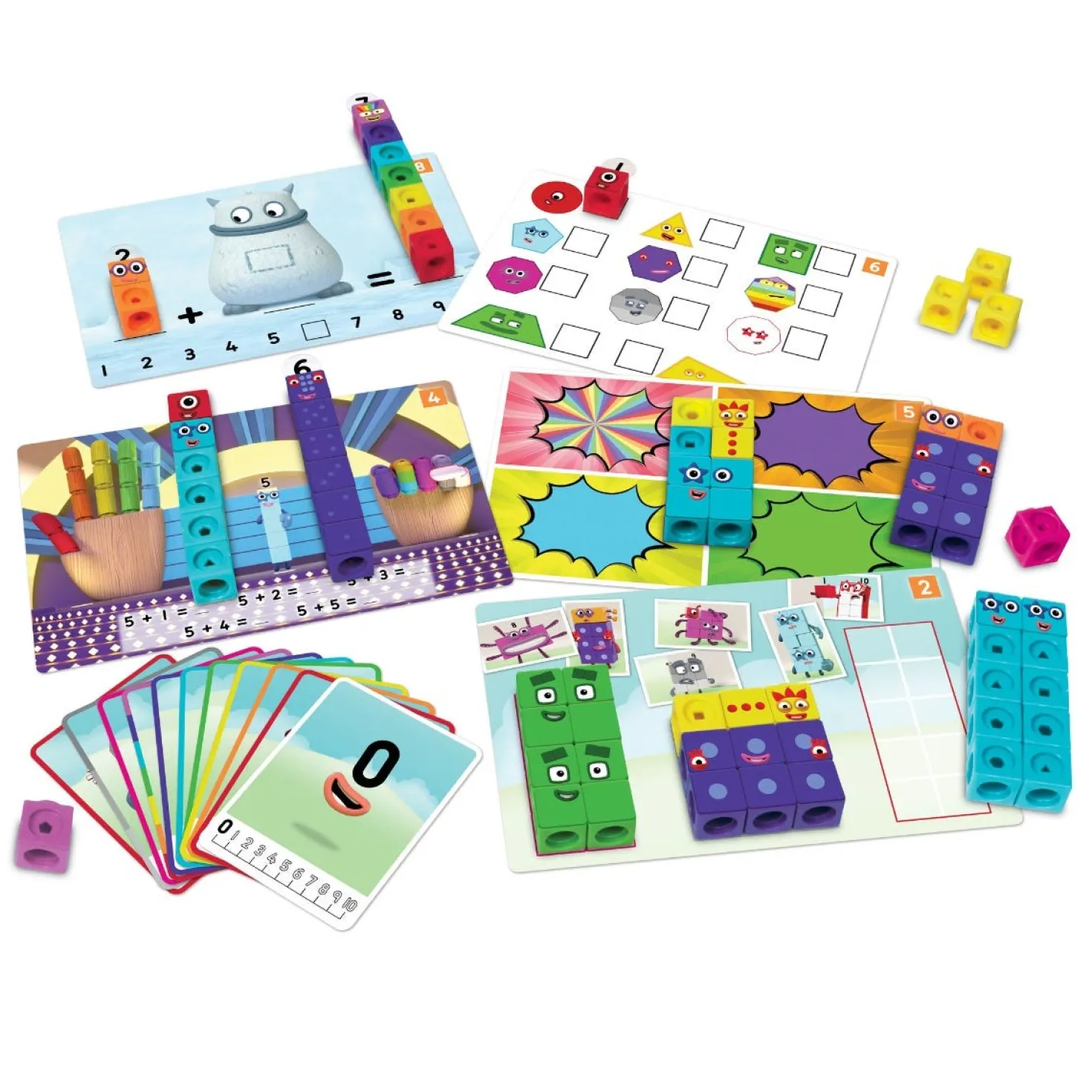 Juego mathlink cubes numberblocks 1-10 activity set · Learning Resources