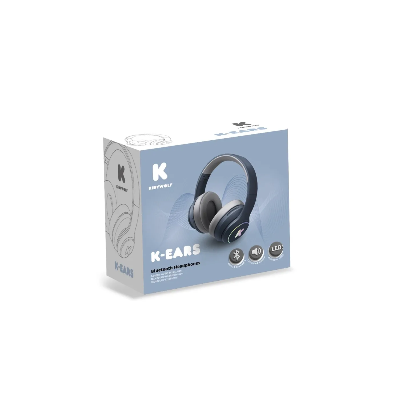 K-Ears Bluetooth Azul · Kidywolf