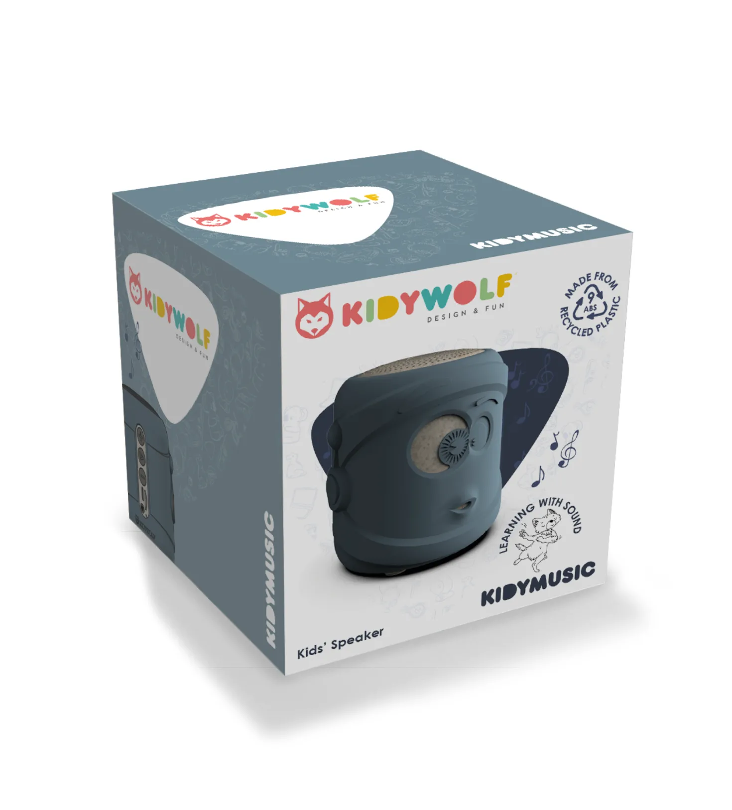 Kidymusic altavoz Bluetooth Azul Nova · Kidywolf