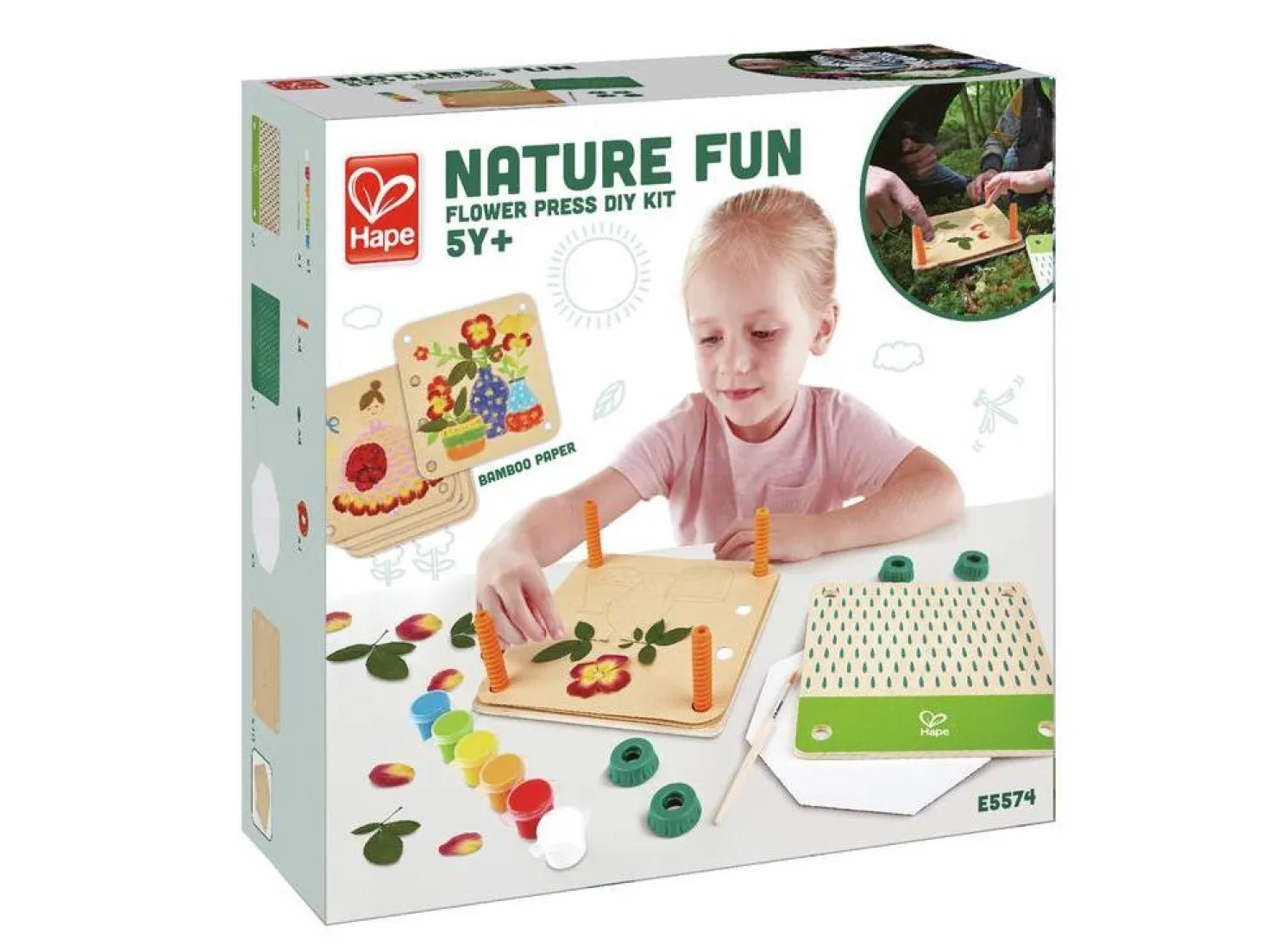 Kit artístico prensador de flores · Hape