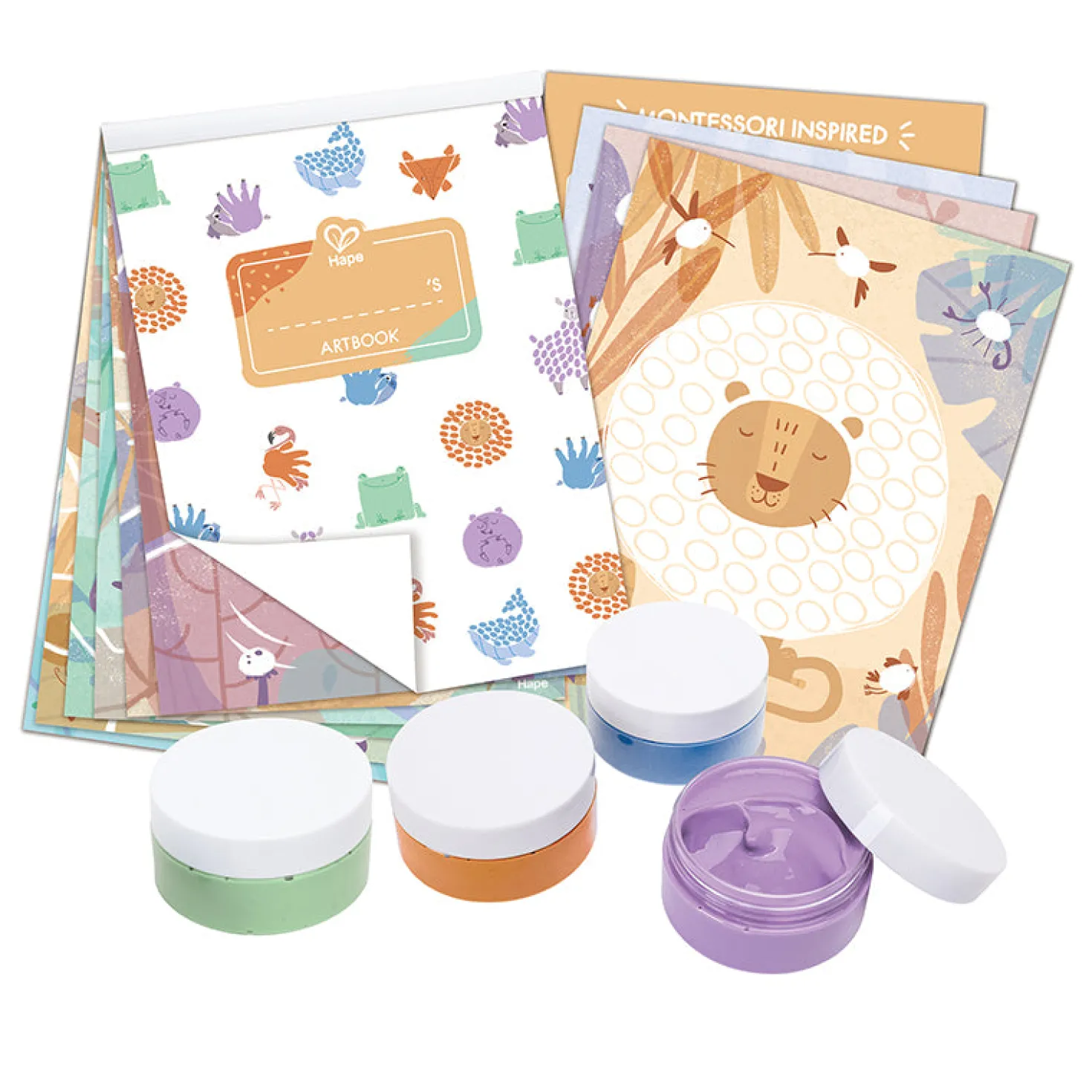 Kit pintura de dedos · Hape