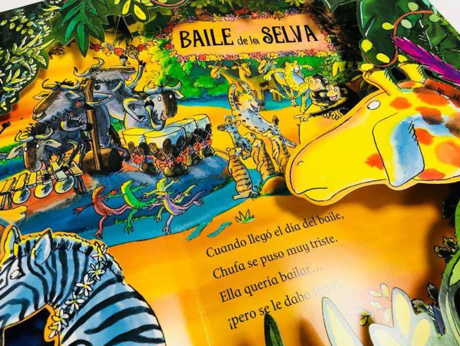Las jirafas no pueden bailar
