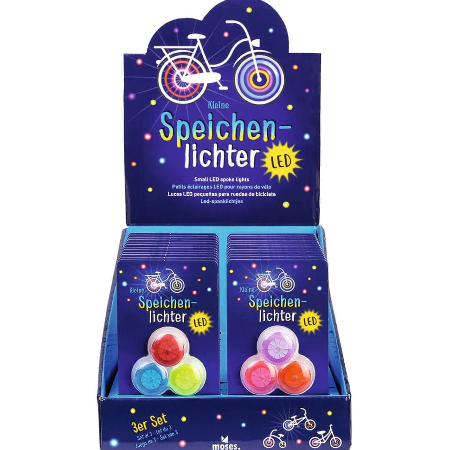 Led Radios Bici · Moses (Colores Surtidos)