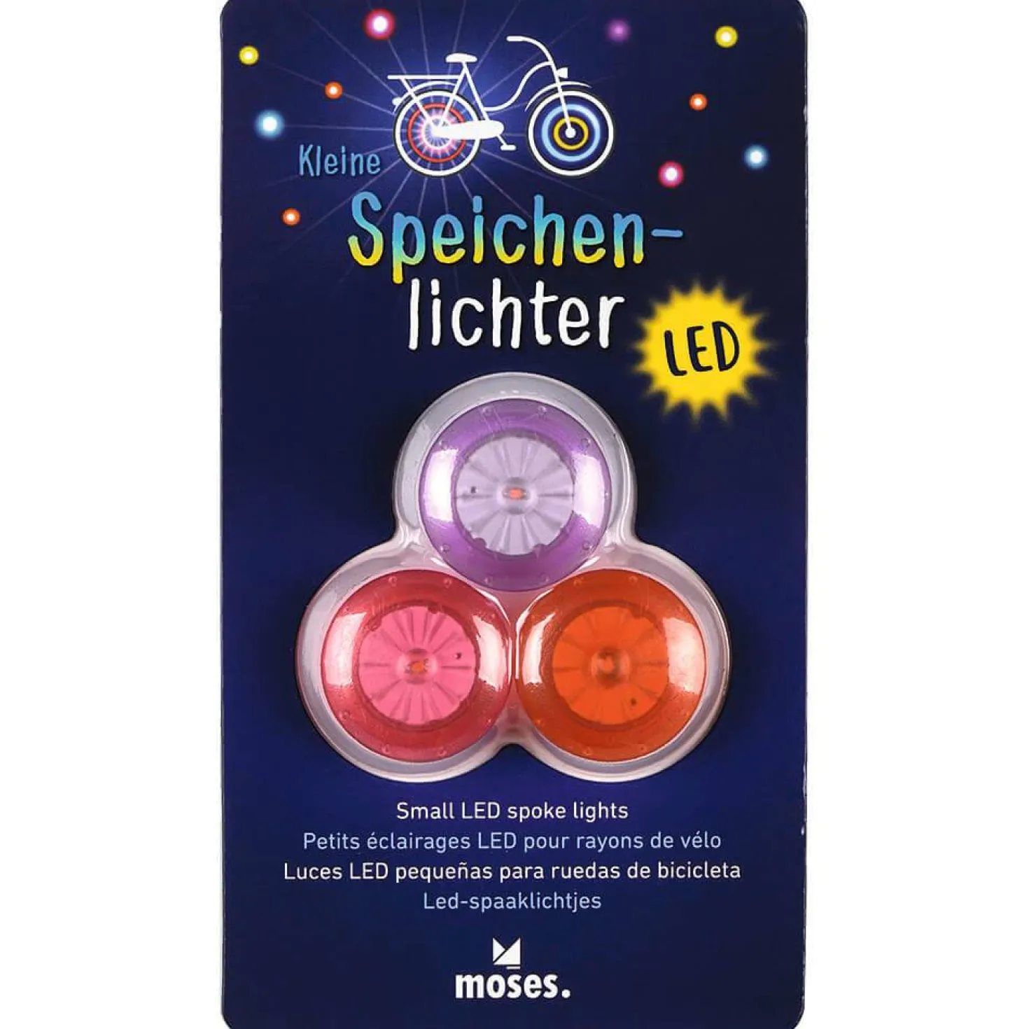 Led Radios Bici · Moses (Colores Surtidos)