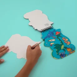 Libreta de pegatinas Dino · Omy