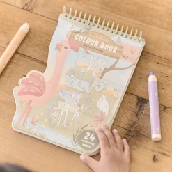 Libro colorear espiral flamenco · Little Dutch