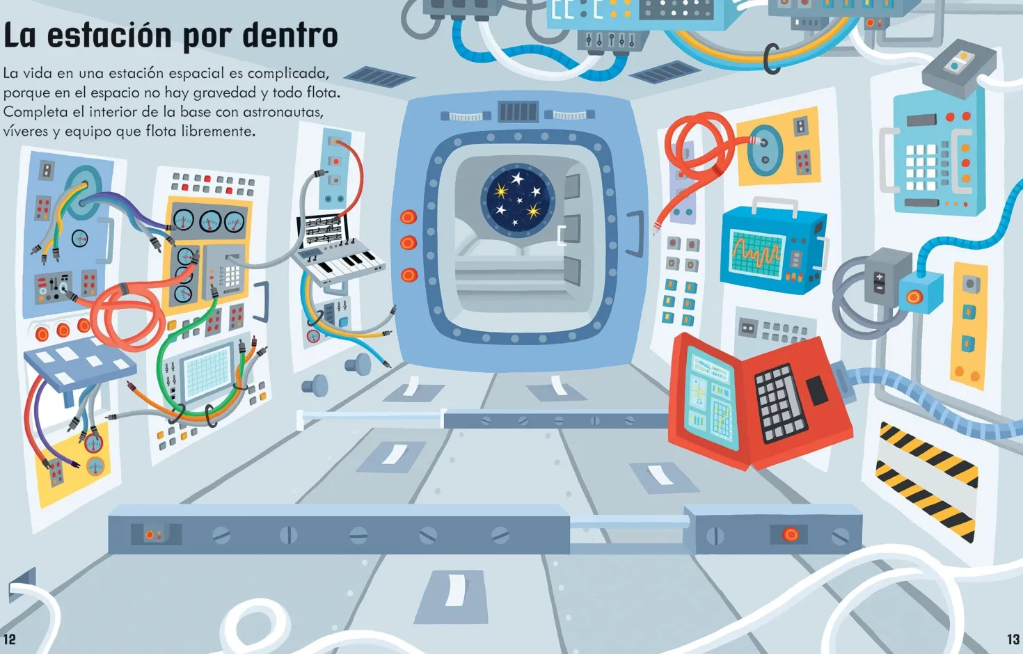 Libro de pegatinas · El Espacio